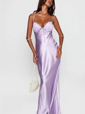 Princess Polly | Dresses | Frederica Plunge Maxi Dress Chocolate | Poshmark